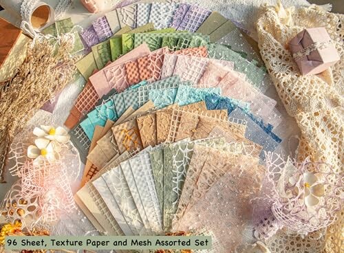 ARTSMONA Textured Scrapbook Paper Set